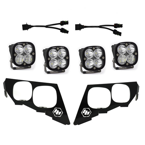 Luz Auxiliar LED Baja Designs Textron/Arctic Cat Squadron Unlimited Headlight Kit | Arctic Cat 2020-21 Wildcat XX; Textron 2018-19 Wildcat XX