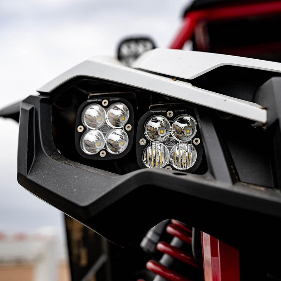 Luz auxiliar LED Baja Designs Honda Squadron Sport Headlight Kit - Honda 2019-21 Talon (Light Pattern: Multi-Pattern, Color: Clear)