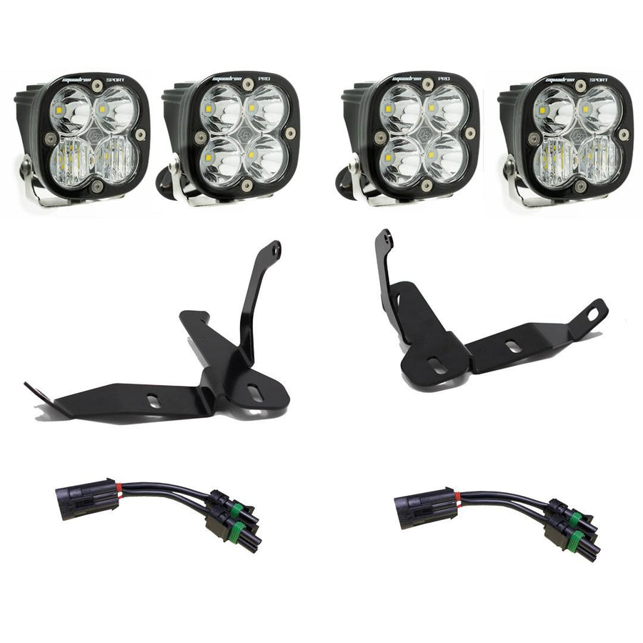 Luz auxiliar LED Baja Designs Honda Squadron Pro Headlight Kit - Honda 2019-21 Talon (Light Pattern: Multi-Pattern, Color: Clear)