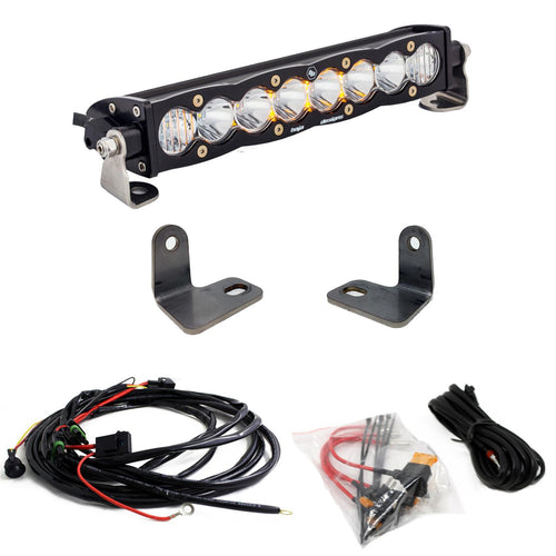 Barra de Luz LED Baja Designs Polaris S8 10 Inch kit de barra de luz para cofre | Polaris 2016-18 RZR XP Turbo