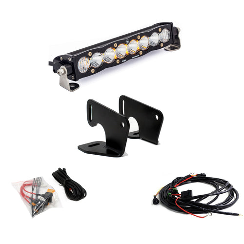 Barra de Luz LED Baja Designs Polaris S8 10 Inch kit de barra de luz para cofre | Polaris 2020-2026 RZR Pro XP; 2024 RZR Turbo R
