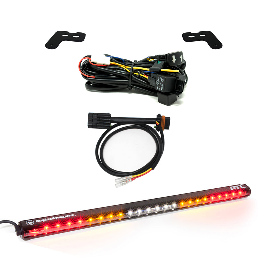 Luz trasera LED Baja Designs Polaris RTL 30 Inch Rear Tail Light Kit - Polaris 2020-2026 RZR Pro XP; 2024 RZR Turbo R (Color: Clear, Turn Signal: Yes)
