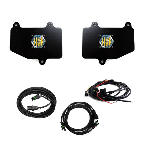 Luz Auxiliar LED Baja Designs Jeep JT S1 Dual Reverse kit de luces | Jeep 2020-2026 Gladiator; NOTE: con OE Bumper