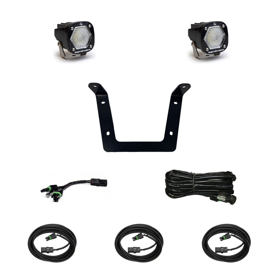 Luz auxiliar LED Baja Designs Mercedes S1 Dual Reverse Light Kit - Mercedes-Benz 2019-2026 Sprinter 1500/2500/3500 (Light Pattern: Work/Scene, Color: Clear)