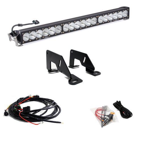 Barra de luz LED Baja Designs Polaris OnX6+ 30 Inch Roof Mount Light Bar Kit - Polaris 2020-2026 RZR Pro XP; 2024 RZR Turbo R (Light Pattern: Driving/Combo, Color: Clear)