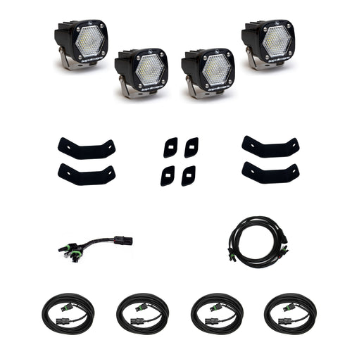 Luz Auxiliar LED Baja Designs Mercedes S1 Roof Rack Rail Kit | Mercedes-Benz 2019-2026 Sprinter 1500/2500/3500