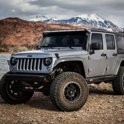 Barra de Luz LED Baja Designs Jeep JK OnX6+ 50 Inch Roof kit de soporte de luces | Jeep 2007-18 Wrangler JK