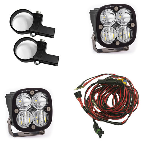 Luz Auxiliar LED Baja Designs PowerSports Squadron Pro Horizontal kit de soporte de luces | Universal