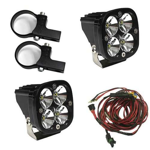 Luz Auxiliar LED Baja Designs PowerSports Squadron Pro Horizontal kit de soporte de luces | Universal