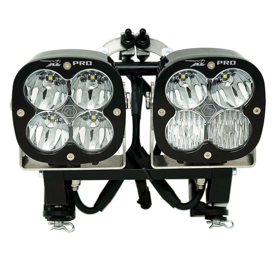Luz auxiliar LED Baja Designs XL Pro Dual Motorcycle Race Light Kit - Universal (Light Pattern: Multi-Pattern, Color: Clear)