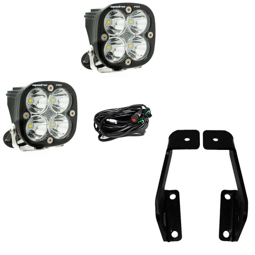 Kit de luces para pilar A Baja Designs Ford Squadron Pro A-Pillar Light Kit - Ford 2009-14 F-150; 2010-2014 SVT Raptor (Light Pattern: Driving/Combo, Color: Clear)