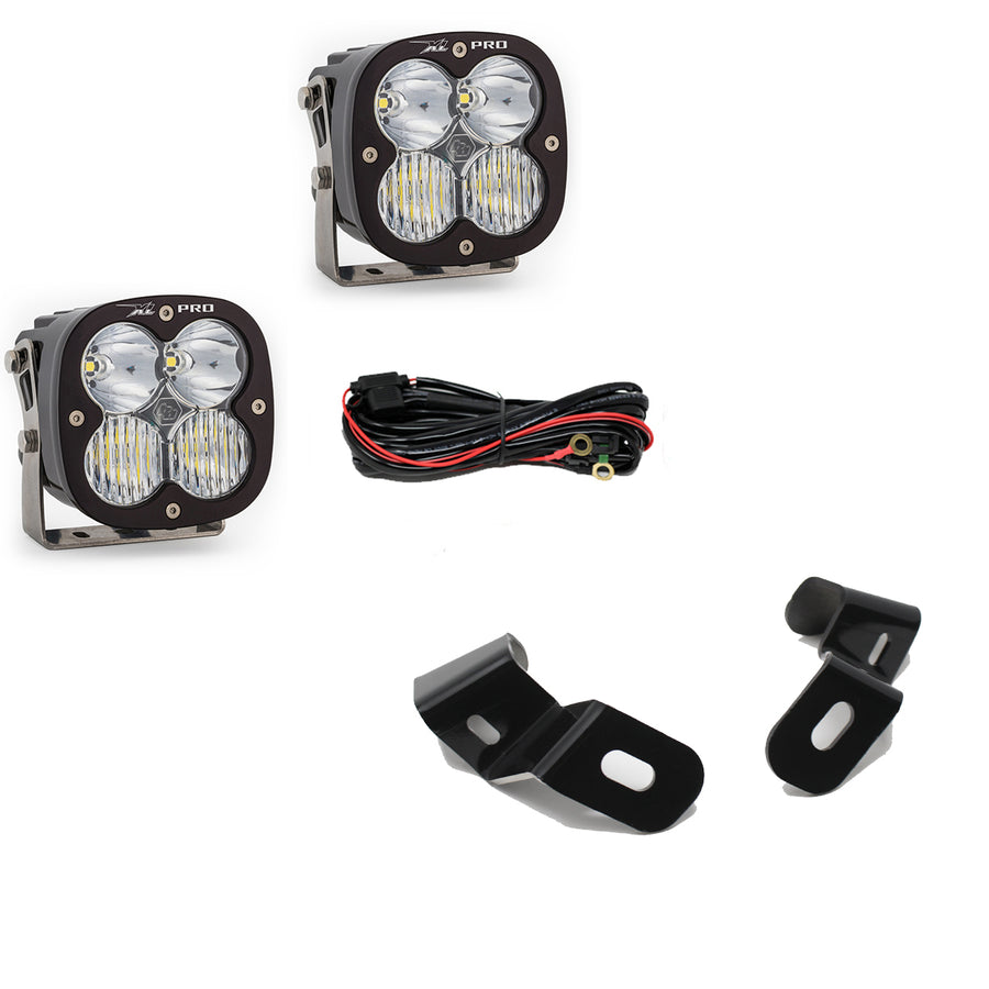 Kit de luces para pilar A Baja Designs RAM XL Pro A-Pillar Light Kit - RAM 2019-2026 2500/3500 (Light Pattern: Driving/Combo, Color: Clear)