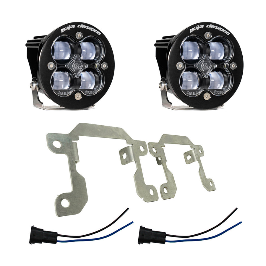 Kit de luces/faros de niebla Baja Designs Ford/Subaru Squadron-R SAE Fog Pocket Light Kit - Ford 2014-17 Fiesta ST; 2013-14 Focus ST; 2013-16 Fusion; 2015-17 Mustang; 2015-16 Transit; 2013-16 BRZ/Impreza; 2013-19 Crosstrek; 2014-18 Forrester, 2010-12