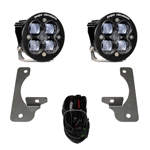 Kit de luces/faros de niebla Baja Designs Squadron R SAE Fog Pocket Light Kit - Jeep 2010-18 Wrangler JK; NOTE: w/ Premium OE Bumper (Light Pattern: SAE Fog, Color: Clear)