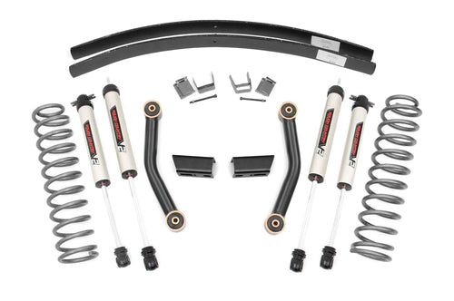 Kit de Elevación de 3 Pulgadas | SII | RR AAL | V2 Shocks | Jeep Cherokee XJ 2WD/4WD (84-01)