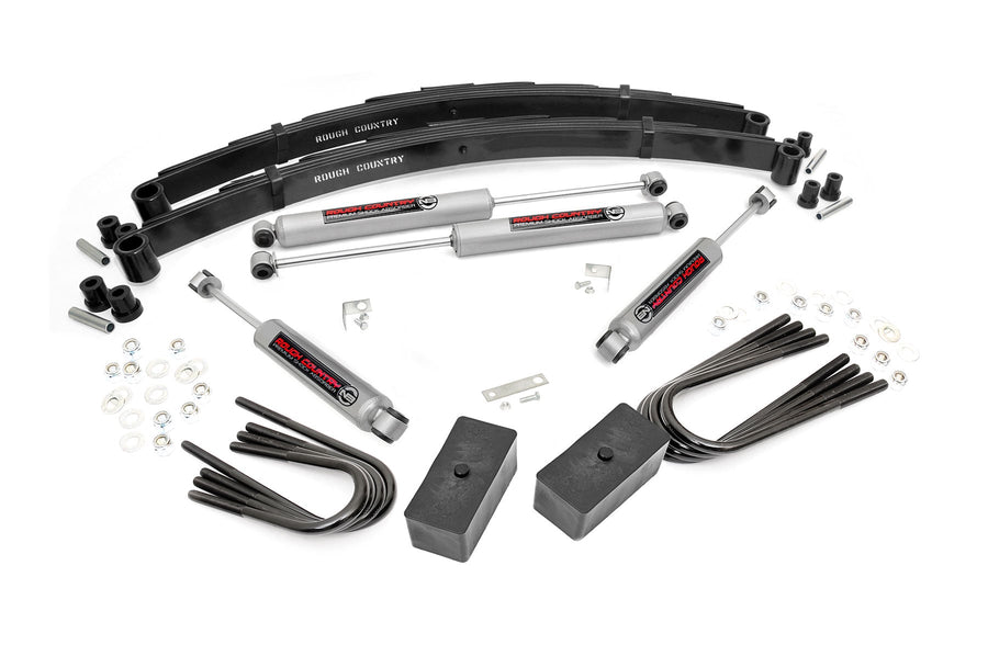 Kit de Elevación de 2 Pulgadas | Bloques Traseros | Chevy/GMC 3/4 Ton Suburban/C20/K20 Truck/C25/K25 Truck (73-76)