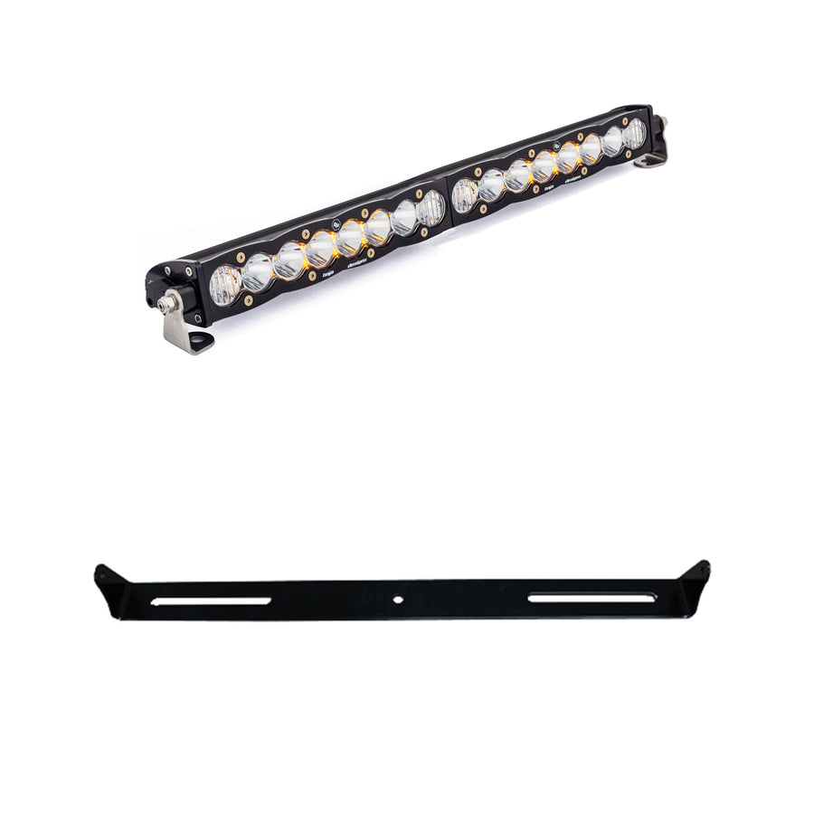 Barra de luz LED Baja Designs Mercedes S8 20 Inch Grille Light Kit - Mercedes-Benz 2014-17 Sprinter 2500/3500 (Light Pattern: Driving/Combo, Color: Clear)