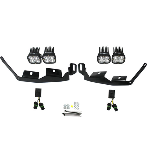 Luz Auxiliar LED Baja Designs Polaris Squadron Sport Headlight Kit | Polaris 2018-21 RZR RS1; 2014-22 RZR XP 1000; 2018-21 RZR XP Turbo-S