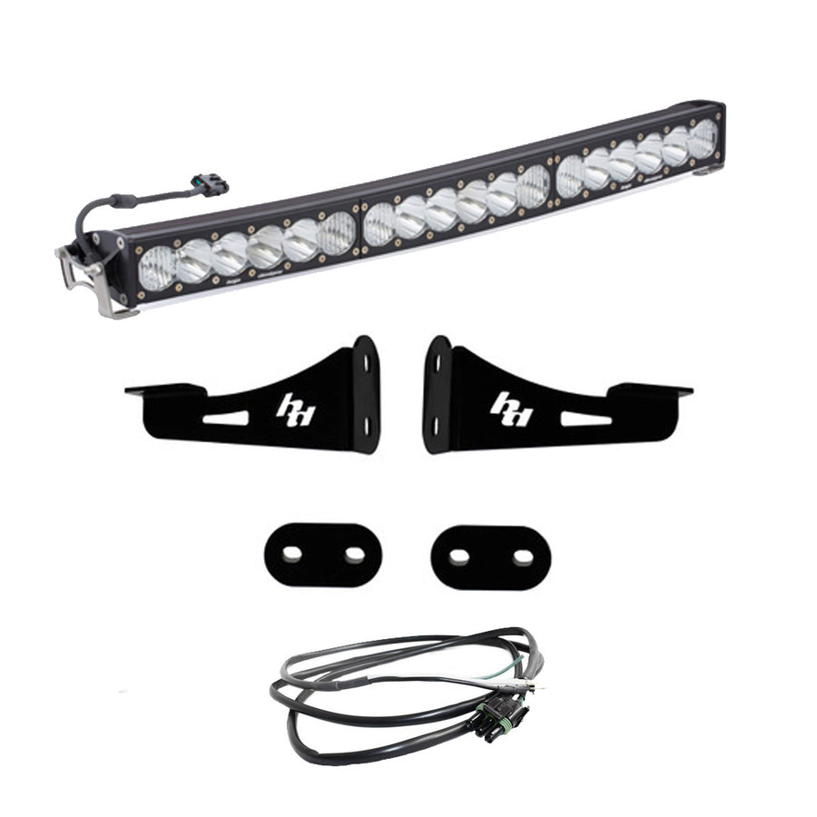 Barra de luz LED Baja Designs Ford Onx6+ Arc Front Bumper Kit - Ford 2017-2019 F-250/350 (Size: 30 Inch)
