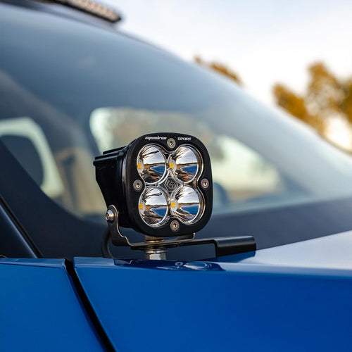 Kit de luces para pilar A Baja Designs Ford Squadron Sport A-Pillar Light Kit - Ford 2021-2026 Bronco Sport (Light Pattern: Spot, Color: Clear)