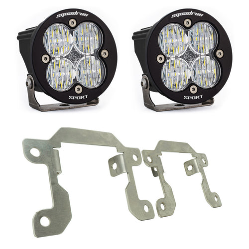 Kit de Faros de Niebla Baja Designs Ford Squadron Sport Fog Pocket Light Kit | Ford 2019-2023 Ranger; 2021-2025 Bronco NOTE: con OE Plastic Bumper