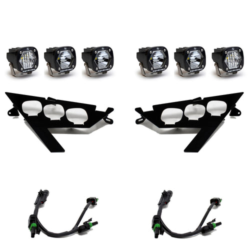 Luz Auxiliar LED Baja Designs Polaris S1 Triple LED Headlight Kit | Polaris 2020-2026 RZR Pro XP; 2022-2024 RZR Pro R/Turbo R