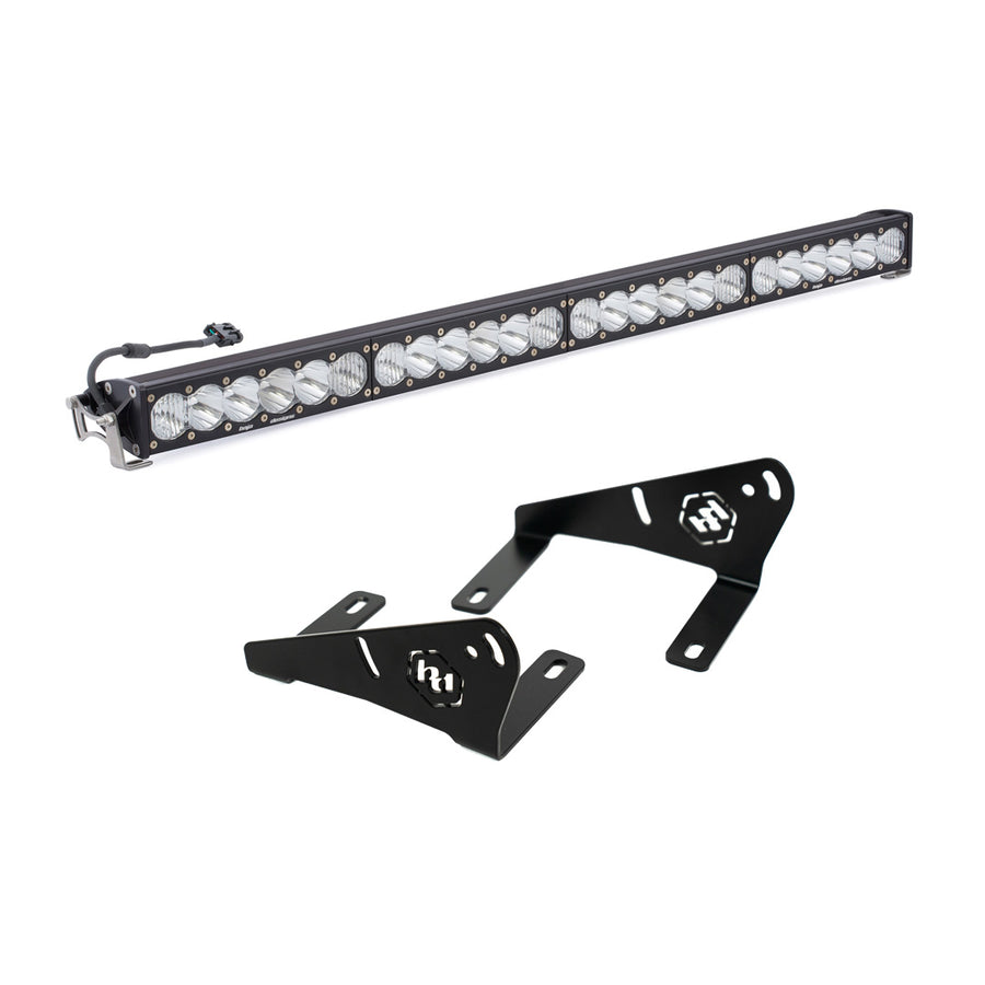 Barra de luz LED Baja Designs Polaris RZR Pro R 40" Onx6 Roof Bar Kit - Polaris RZR Pro R 2022-2026 (Size: 40 Inch, Light Pattern: Driving/Combo, Color: Clear)