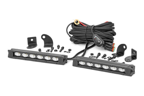 6 Inch LED Serie Negro Light Bar | Slim Line | Pair