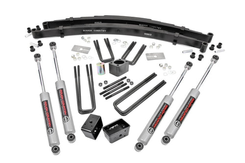 Kit de Elevación de 4 Pulgadas | Bloques Traseros | Dodge W100 Truck/W200 Truck 4WD (1974-1977)