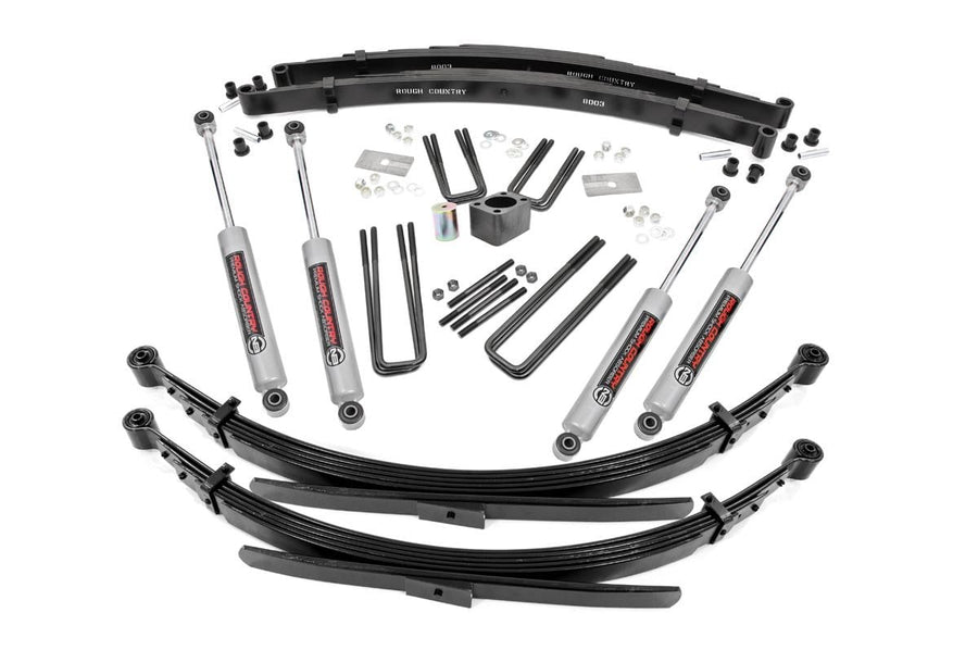 Kit de Elevación de 4 Pulgadas | Resortes Traseros | Dodge W100 Truck/W200 Truck 4WD (1974-1977)