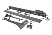 Kit de Luces LED | Parabrisas | 50" BLK Dual Row | WHT DRL | Jeep Gladiator JT/Wrangler JL (18-26)