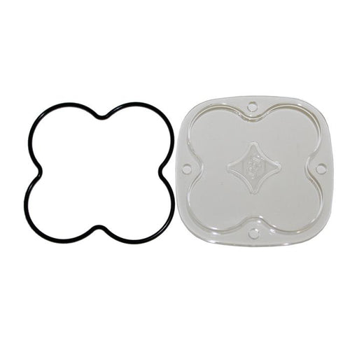 Luz auxiliar LED Baja Designs Squadron Light Pod Lens Kit - Universal (Light Pattern: Spot, Color: Clear)