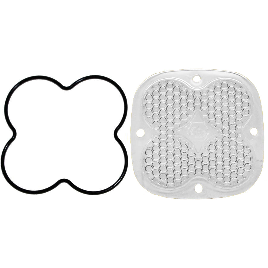 Luz auxiliar LED Baja Designs Squadron Light Pod Lens Kit - Universal (Light Pattern: Work/Scene, Color: Clear)