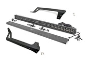 Luz LED | Montaje en Parabrisas | 50" Negro Dual Row | Ámbar DRL | Jeep Wrangler JK (07-18)
