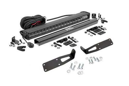 Kit de Luces LED | Montaje de Defensa | 20" Negro Single Row | Ram 2500 (03-18)/3500 (03-18)