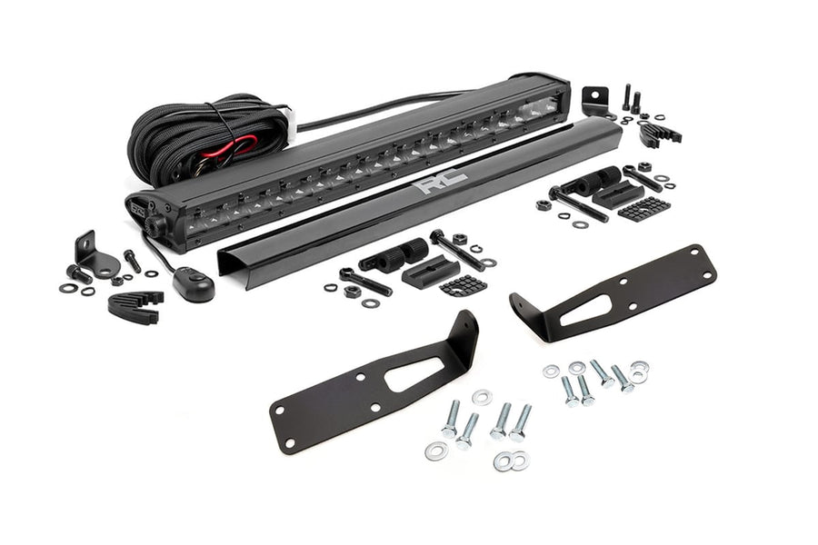Kit de Luces LED | Montaje de Defensa | 20" Negro Single Row | Ram 2500 (03-18)/3500 (03-18)
