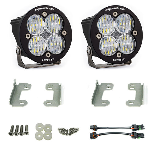 Kit de Faros de Niebla Baja Designs Jeep JK Squadron-R Sport Fog Pocket kit de luces | Jeep 2007-09 Wrangler JK; NOTE: con Standard OE Bumper