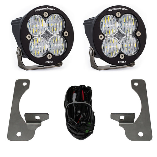Kit de Faros de Niebla Baja Designs Jeep JK Squadron-R Pro Fog Pocket kit de luces | Jeep 2007-09 Wrangler JK; NOTE: con Premium OE Bumper