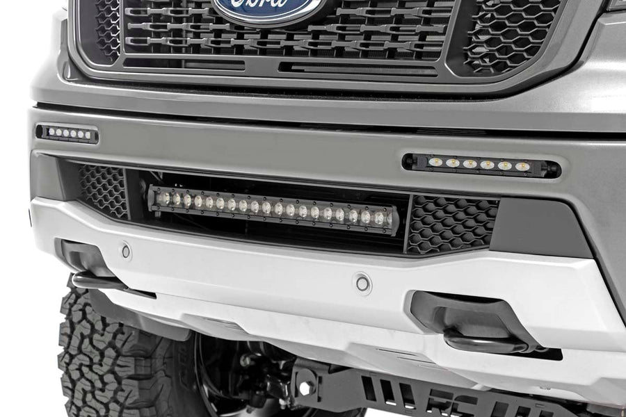 Kit de Luces LED | Montaje de Defensa | 6" Negro Slimline Pair | Ford Ranger (19-23)