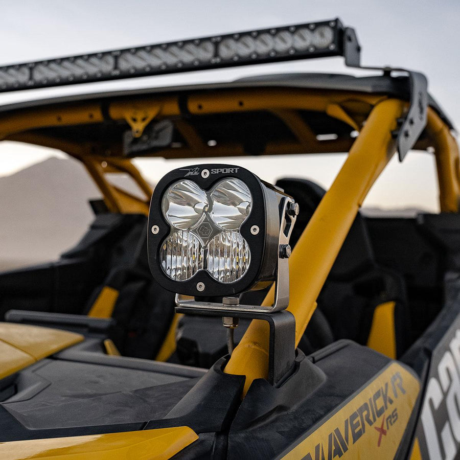 Kit de luces para pilar A Baja Designs Can-Am Maverick R XL Sport A-Pillar Kit - Can-Am Maverick R 2024-2026 (Light Pattern: Driving/Combo, Color: Clear)