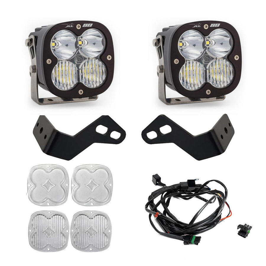 Kit de luces para pilar A Baja Designs Can-Am Maverick R XL80 A-Pillar Kit - Can-Am Maverick R 2024-2026 (Light Pattern: Driving/Combo, Color: Clear)