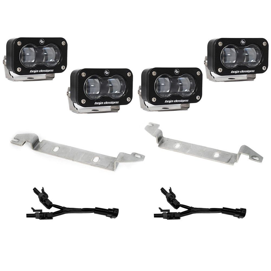 Kit de luces/faros de niebla Baja Designs Toyota S2 SAE OEM Fog Light Replacement Kit - Toyota 2024-2026 Tacoma (Light Pattern: SAE Fog, Color: Clear)