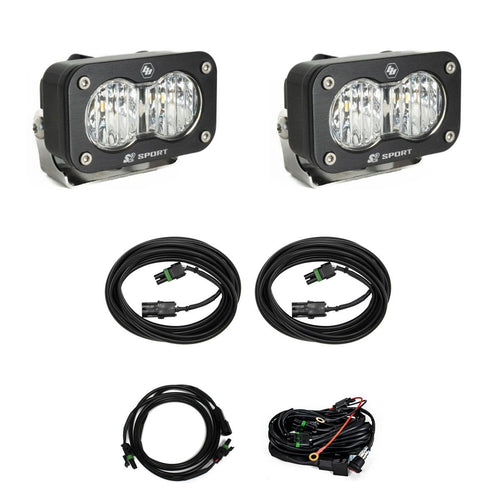 Luz Auxiliar LED Baja Designs Ford S2 Sport Dual Reverse kit de luces | Ford 2023-2026 F-250/350 Super Duty