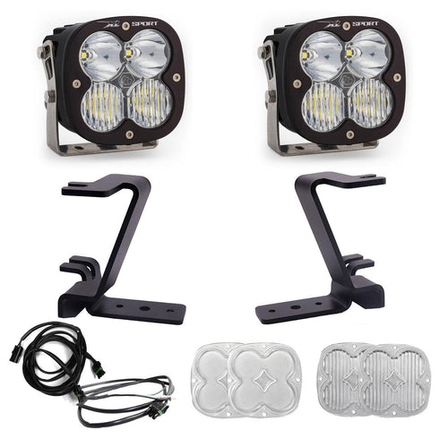 Kit de luces para pilar A Baja Designs Ford XL Sport A-Pillar Light Kit - Ford 2023-2026 F-250/350 Super Duty (Light Pattern: Driving/Combo, Color: Clear, Wiring Type: Upfitter)