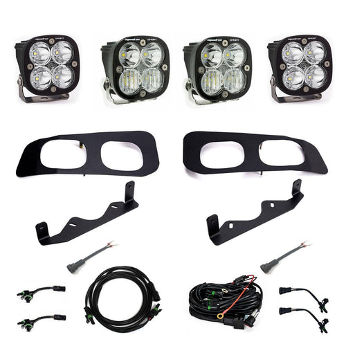 Kit de Faros de Niebla Baja Designs Ford Squadron Sport Dual Fog Pocket Light Kit | Ford 2023-2026 F-250/350 Super Duty