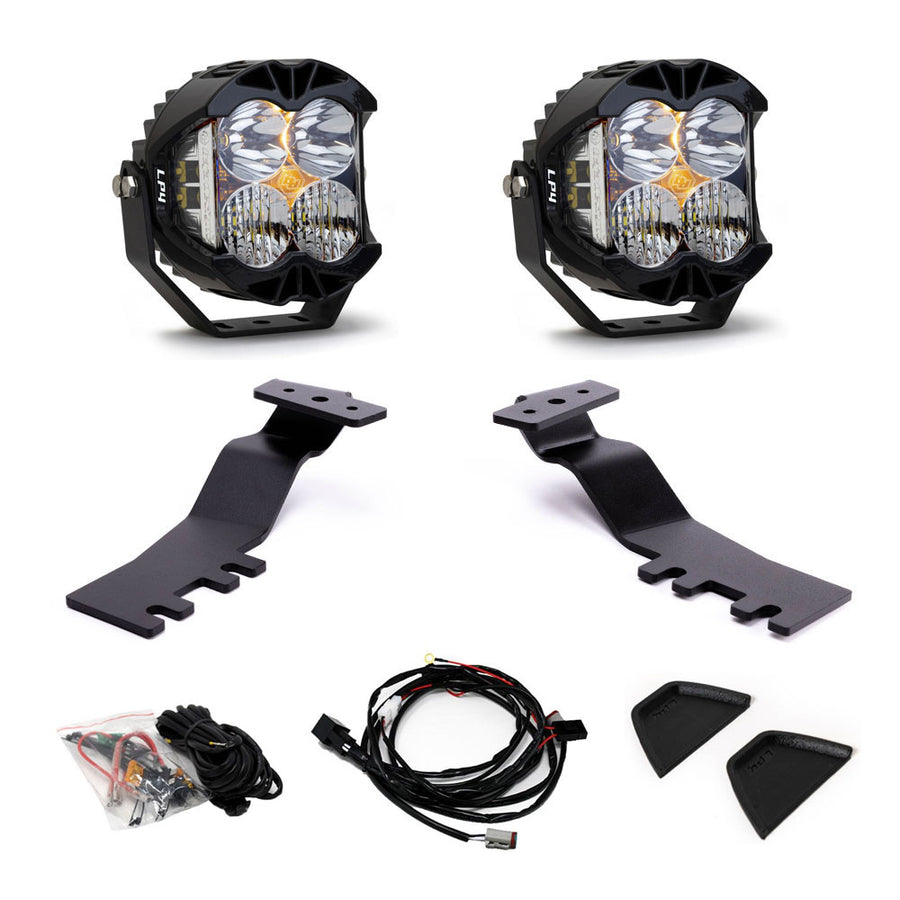 Kit de luces para pilar A Baja Designs Toyota Tacoma LP4 A-Pillar Kit - 2024-2026 Toyota Tacoma (Light Pattern: Driving/Combo, Color: Clear)