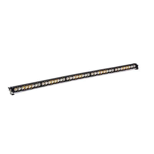 Barra de luz LED Baja Designs S8 Straight LED Light Bar - Universal (Size: 50 Inch, Light Pattern: Driving/Combo, Color: Clear)
