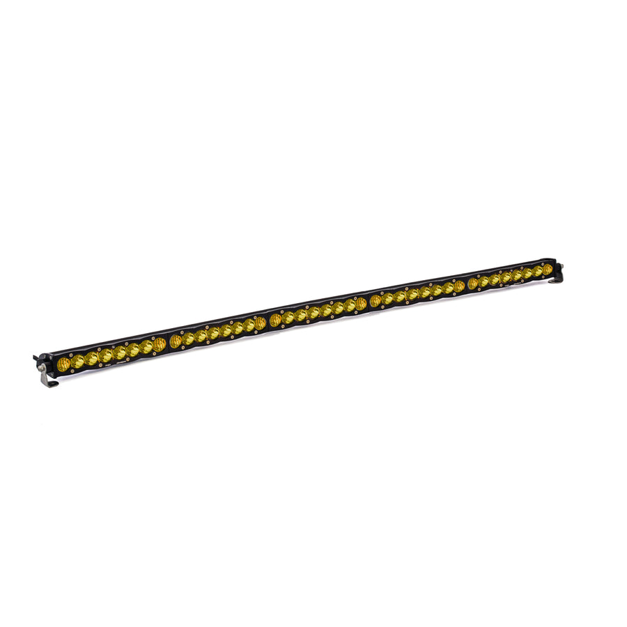 Barra de luz LED Baja Designs S8 Straight LED Light Bar - Universal (Size: 50 Inch, Light Pattern: Driving/Combo, Color: Baja Amber)