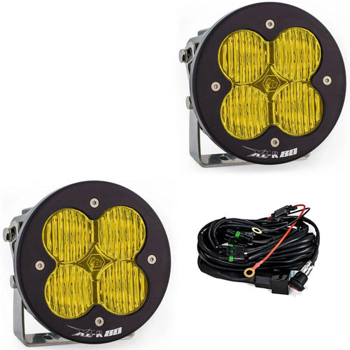 Luz auxiliar LED Baja Designs XL-R 80 LED Auxiliary Light Pod Pair - Universal (Light Pattern: Wide Cornering, Color: Baja Amber)