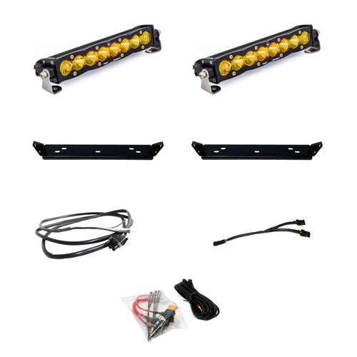 Barra de Luz LED Baja Designs Ford S8 10 Inch Dual Behind Grille kit de barra de luz | Ford 2021-2026 F-150 Raptor, 2024-2026 F-150 Raptor 37/R